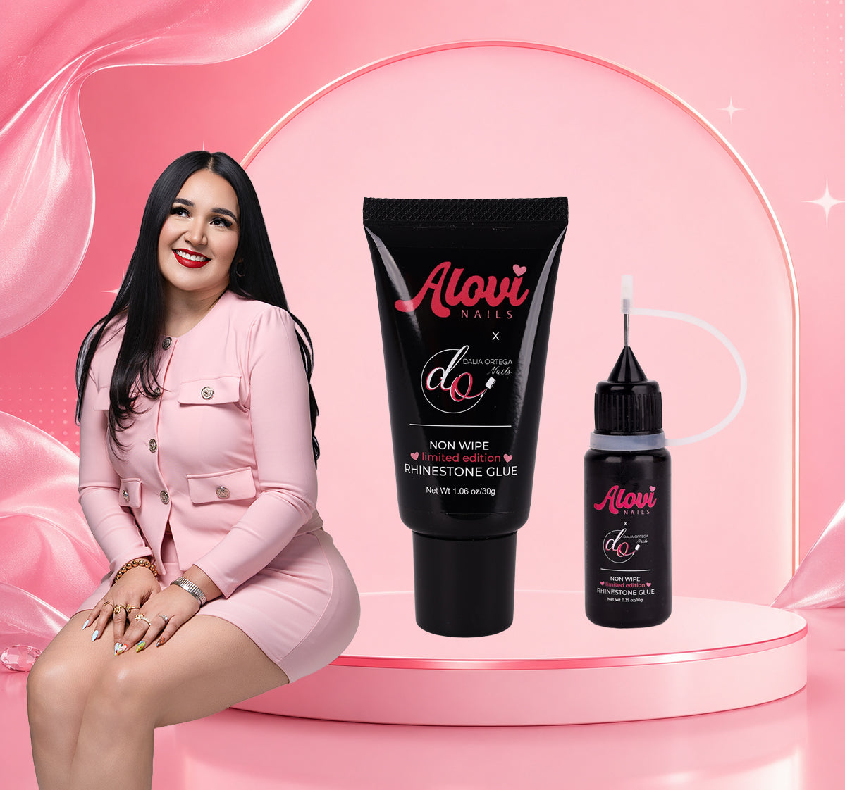 Dalia Rhinestone Glue Duo